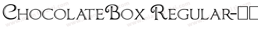 ChocolateBox Regular字体转换